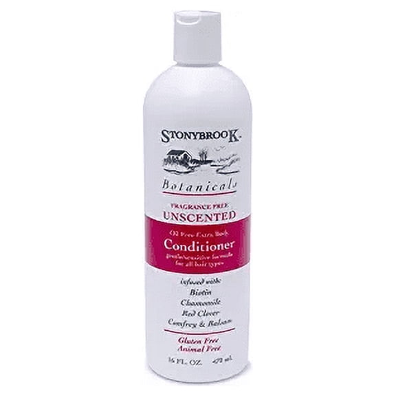 Stony Brook Botanical Herbal Conditioner Oil Free, Unscented, 16 oz, 3 Pack
