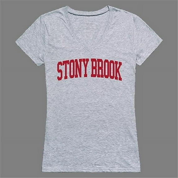 Stony Brook Seawolves Game Day Womens T-Shirt - Heather Grey, X-Large