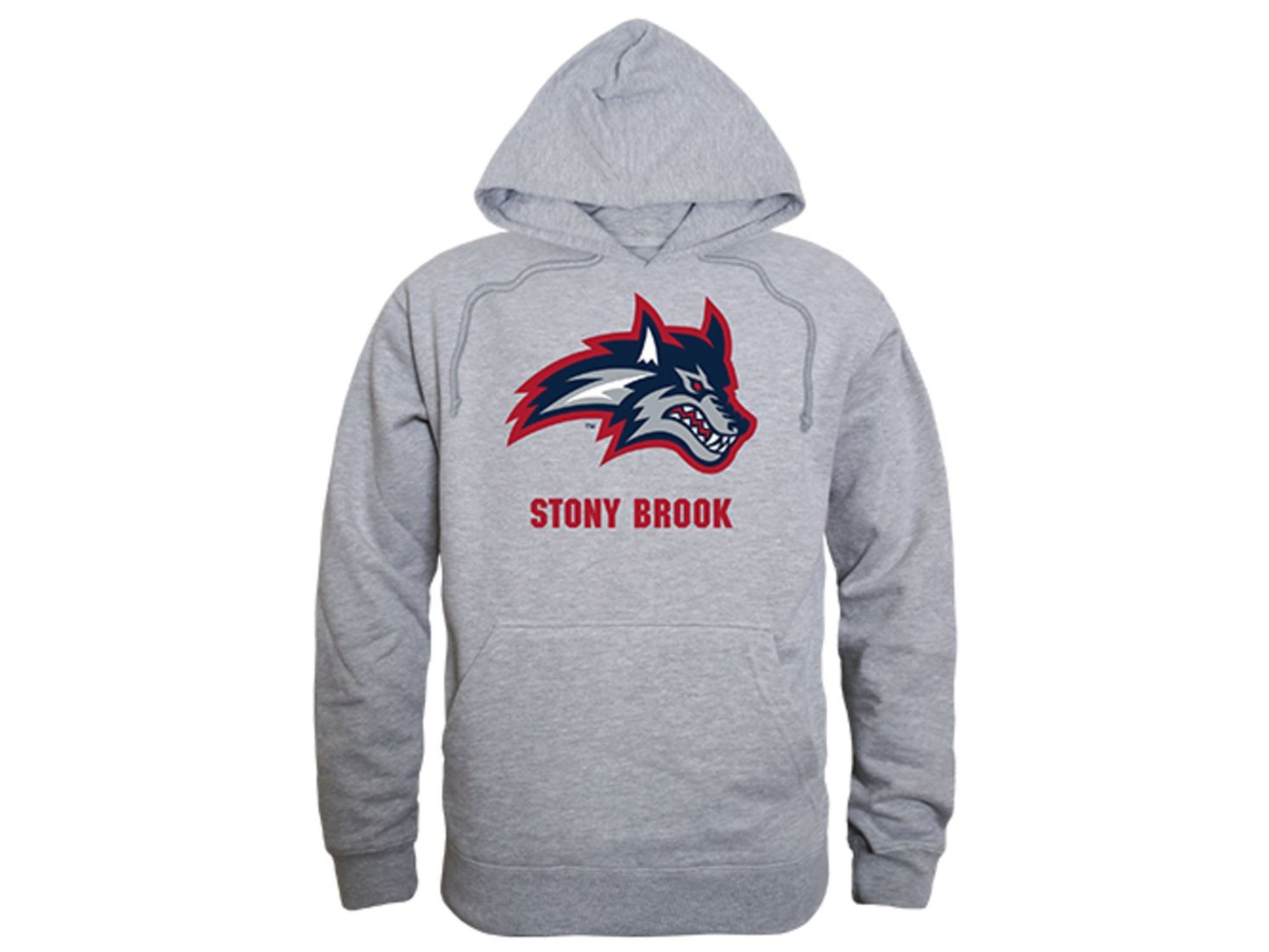 Stony Brook University Freshman Pullover Sweatshirt Hoodie Heather Grey Walmart