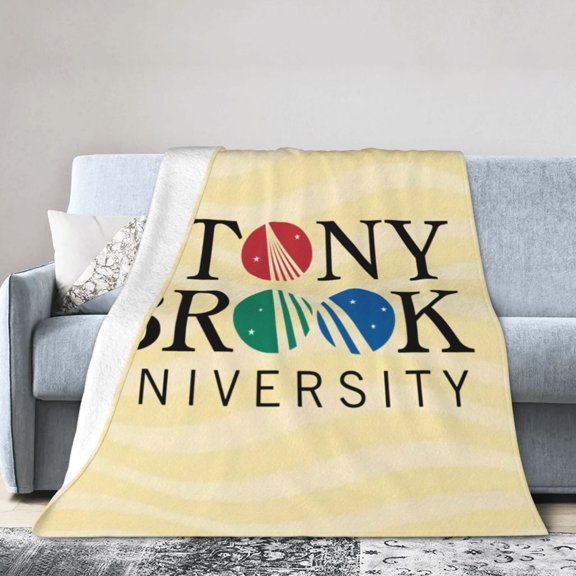 Stony Brook University Ultra-Soft Micro Fleece Blanket Multi-Size Flannel Blanket