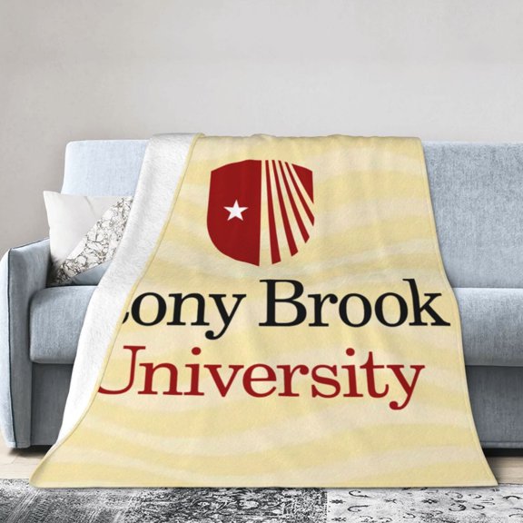 Stony Brook University Ultra-Soft Micro Fleece Blanket Multi-Size Flannel Blanket