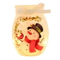thumbnail image 1 of Stony Creek 4.00In Happy Snowman Small Pre-Lit Jar, Glass, Lighted Decorative Jar Elg5280 Cardinal, 1 of 5
