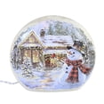 thumbnail image 1 of Stony Creek Delightful Snowman Sm Round Orb Christmas Electric Pre-Lit Dgs2261 Cardinal, 1 of 3