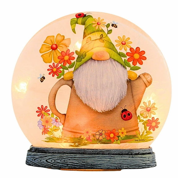 Stony Creek Gnomes In Flowers Pre Lit Orb Round Birds Bees Ladybug Shg1273 Ladybugs