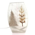 thumbnail image 1 of Stony Creek TREES LIGHTED GLASS VASE Glass Winter Christmas Aww7265 White, 1 of 2