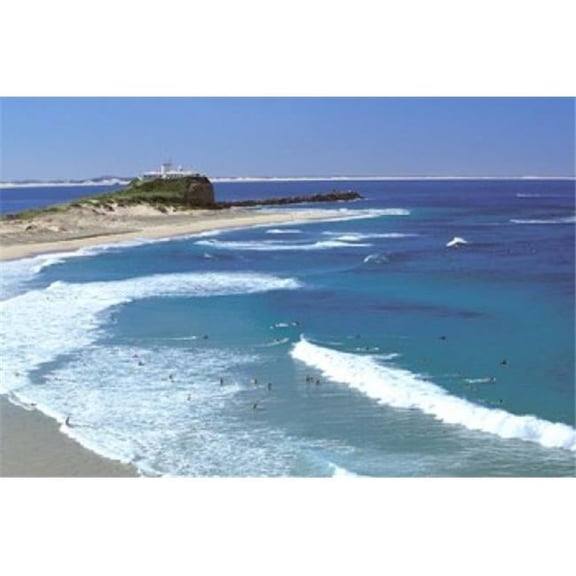 Stony Point Beach, Newcastle, New South Wales, Australia Poster Print by Walter Bibikow (27 x 18)