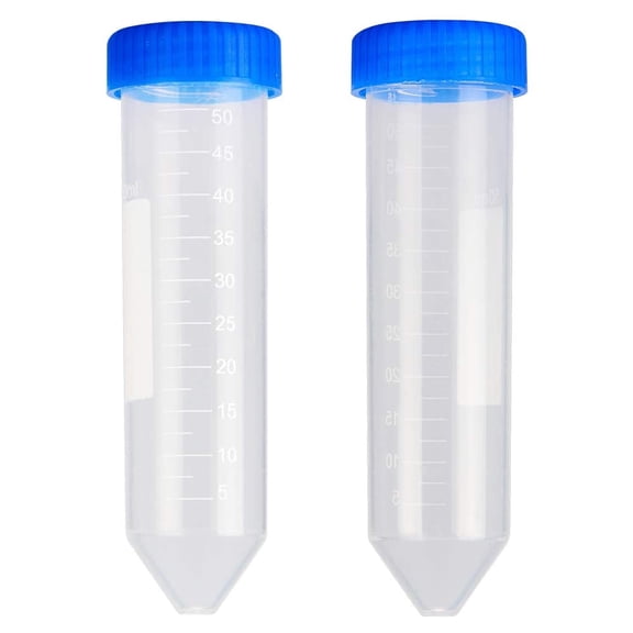 StonyLab Polypropylene Centrifuge Tube with Screw Cap, 50ml, 25 packs, Lab Specimen Containers