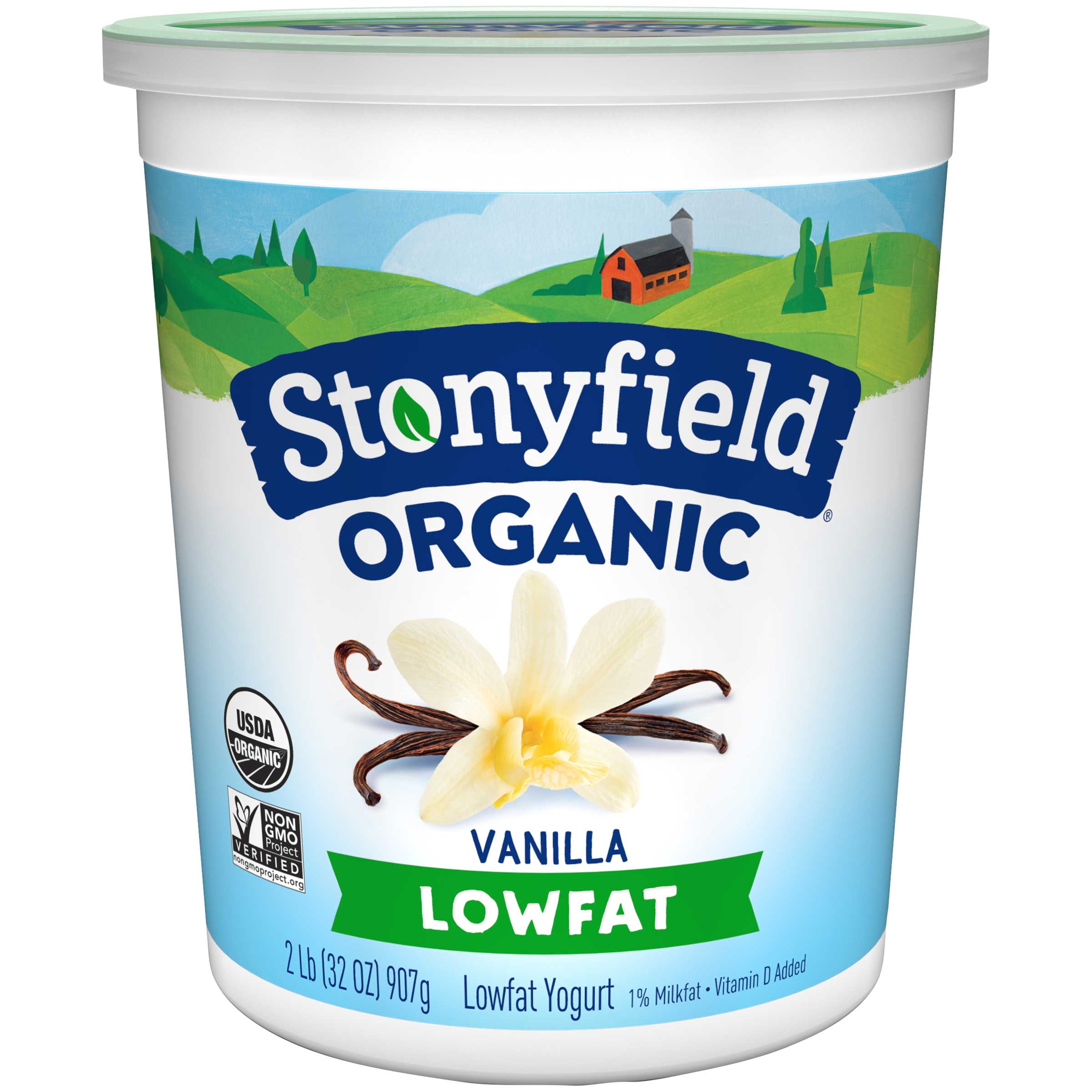 Stonyfield Farm Organic Vanilla Yogurt, 32 Ounce 6 per case.