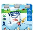 thumbnail image 1 of Stonyfield Organic Lowfat Yogurt Smoothies, Strawberry Banana, 3.1 fl. oz., 6 Count, 1 of 7