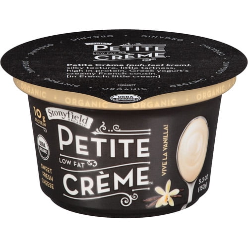 Stonyfield Sf Petite Creme Lf Vanilla, 5.3 Oz.