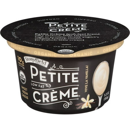 Stonyfield Sf Petite Creme Lf Vanilla, 5.3 Oz.