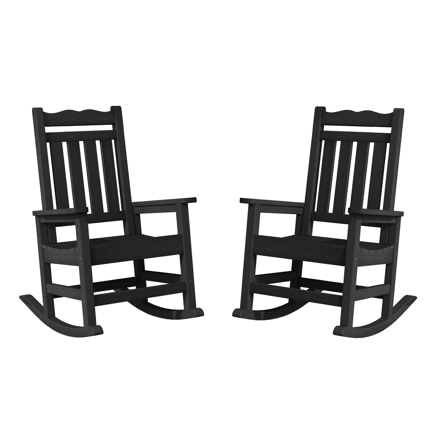 Stoog 2PCS Rocking Chair Set, Outdoor All Weather Patio Porch Rocker ...