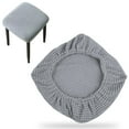 thumbnail image 1 of Stool Cover*1Pc Vanity Stool Covers Square Dining Chair Seat Covers for Wedding Party Bar Hotel Stretch Stool Cover With Non Slip Design Sofa Cover, 1 of 4