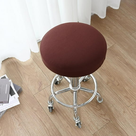 Stool Cover Milk Shreds Waterproof Easy to Clean Fit for Stool of Dia 12-15 Inch