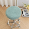 thumbnail image 1 of Stool Covers Round under $5! CQCYD Stretch Stool Covers Round Elastic Seat Covers, Non Slip Bar Stool Covers for Home Kitchen, Fabric Chair Covers with Secure Fit, Washable Furniture Protectors, 1 of 6