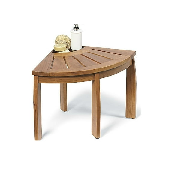 Stool, Teak Corner Stool, All Teak Wood