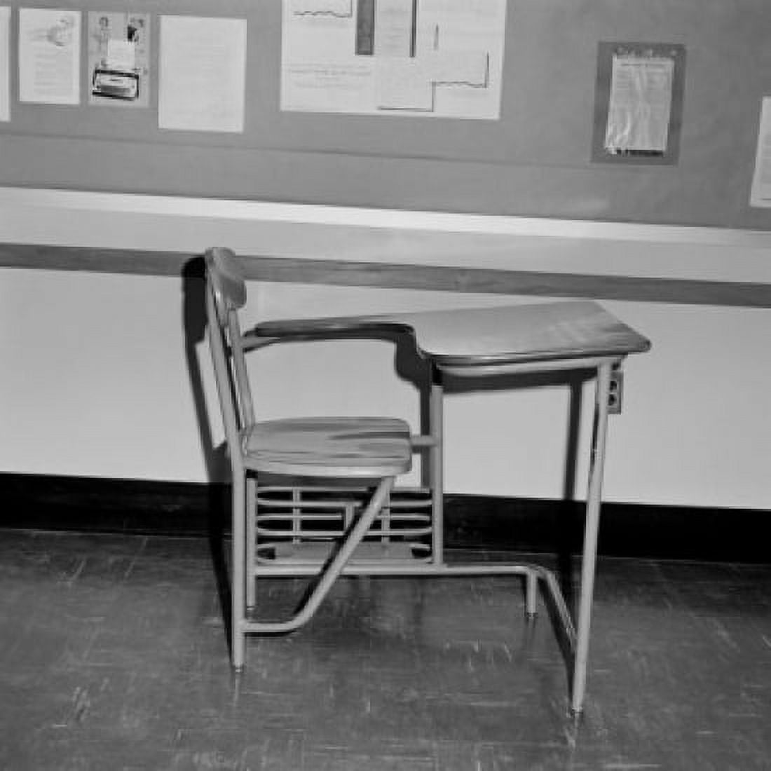 Stool for feeding patients in hospital corridor Canvas Art -  (18 x 24)