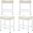 Stools for Kitchen Counter Metal Bar Stools Pu Leather Bar Stools