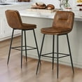 Stools Set of 3 DoubleLayer Upholstered Height Stools for Kitchen