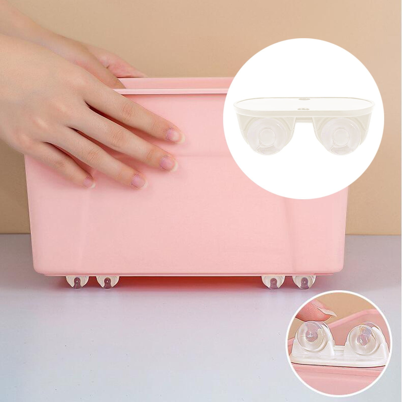 Stools with Wheels for Vanity Desk Mat for Carpet Glass Work Stools