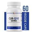 thumbnail image 1 of Stop Aging Now - CUR-Q10 ULTRA Curcumin CoQ10 Complex - High Antioxidant Curcumin CoQ10 Complex - 60 Veggie Caps, 1 of 8