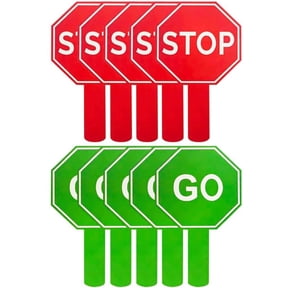 Shop Handheld Stop Signs for Traffic and Classroom Use at Walmart