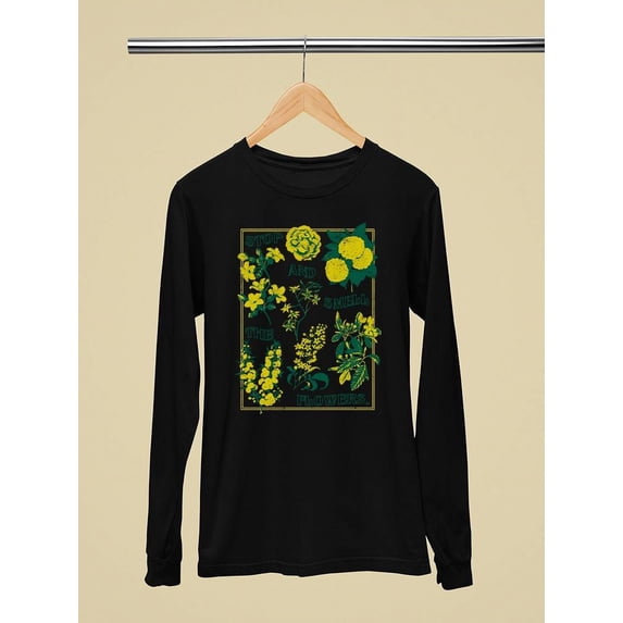 Stop And Smell The Flowers Long Sleeve Women's -SelectDesign Designs