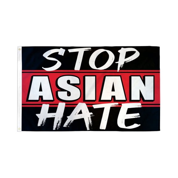 Stop Asian Hate Flag 3x5ft Poly