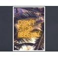 thumbnail image 1 of Don'T Stop Believin Art Print, The Journey Song Lyric, Inspirational Prints, Motivational Quotes, Tropical Art Print Wall Art, Modern Wall Decor, 12x18 UNFRAMED, 1 of 2