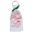 thumbnail image 1 of Stop Believing in Santa Krinkle Flour Sack 26 Inch Kitchen Dish Towel Kay Dee, 1 of 1