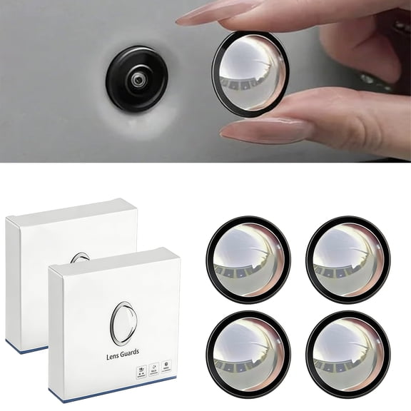 Stop Blurry Backup Camera Car Camera Lens Protector, Ultra Clear Waterproof Anti-Rain Backup Camera Protector, Anti-Fog Scratch Resistant Camera Lens Cover for Most Vehicles, Easy Adhesive Install