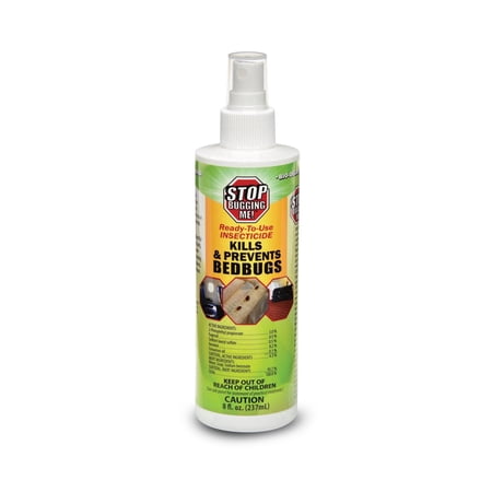 Stop Bugging Me Bed Bug Treatment & Repellent Spray for Bed Bugs – All-Natural, Non-Toxic, Poison Free | Indoor Use | Non-Aerosol Trigger Spray | 8 oz - 774262