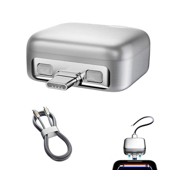 Stop Charge Smart Charger | 2026 New Auto Disconnect Charging Cable Protector | Power-Off Charger | Full-Charge Disconnect for USB C Cable Phone Laptop Anti-Overcharge | 1 Cable + 1 Charger