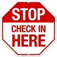 thumbnail image 1 of Stop Check In Here Sign,, 1 of 1