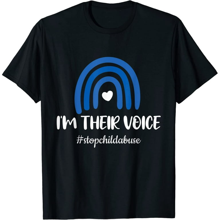 Child Abuse Prevention Stop Child Abuse Tshirt For Weman
