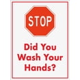 thumbnail image 1 of Stop Did You Wash Your Hands Sign Metal Tin Sign 8x12 Inches Caution Danger Safety Security Warning Notice Signs, 1 of 5