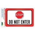 thumbnail image 1 of Stop Do Not Enter SLAP-STICKZ(TM) Automotive Car Window Locker Bumper Sticker, 1 of 1