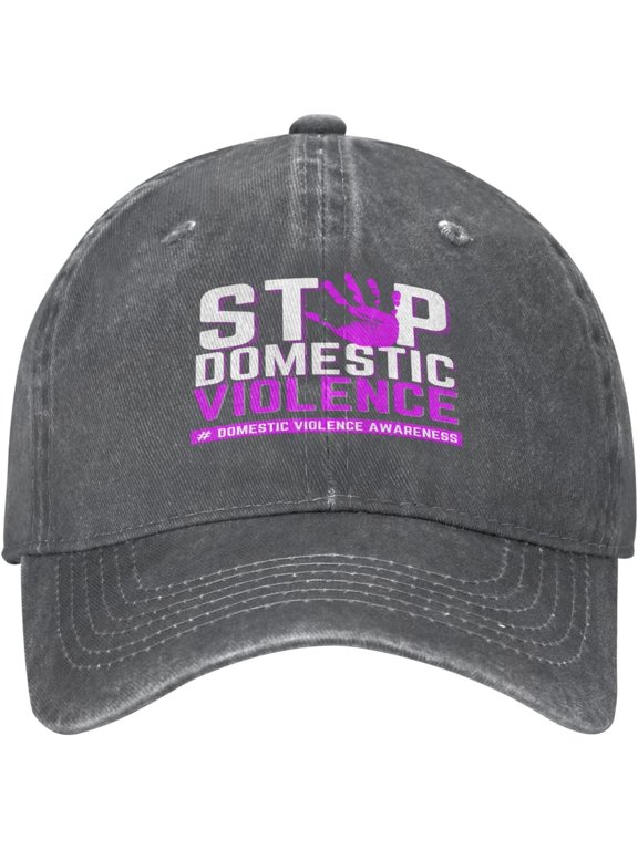 Stop Domestic Violence Hat Domestic Violence Awareness Hat Funny Fashion Cap for Men Women