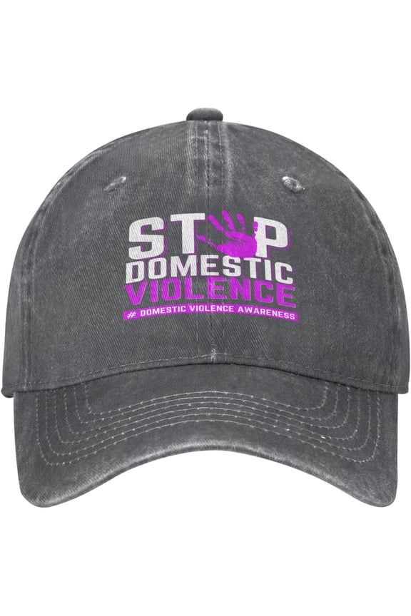 Stop Domestic Violence Hat Domestic Violence Awareness Hat Funny Fashion Cap for Men Women
