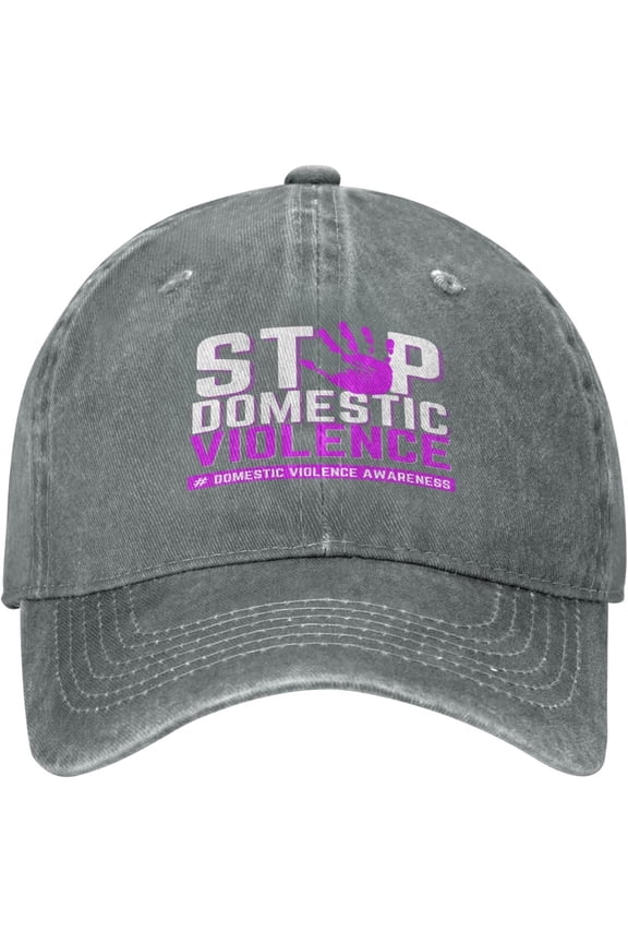 Stop Domestic Violence Hat Domestic Violence Awareness Hat Funny Fashion Cap for Men Women