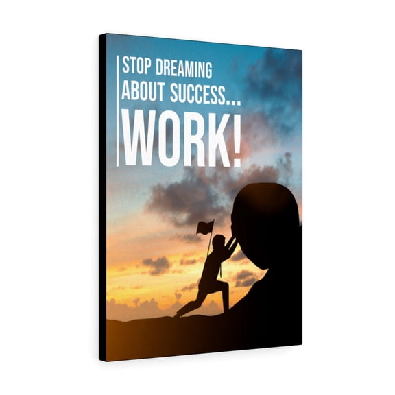 Stop Dreaming Motivational Inspirational Wall Decor for Home Office Gym Inspiring Success Quote Print Ready to Hang Wall Art Unframed