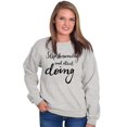 thumbnail image 1 of Stop Dreaming Start Doing Inspiring Women Plus Size Crewneck Sweatshirt Brisco Brands 4X, 1 of 5