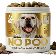 Stop Eating Poop for Dogs, No Poo Chews for Dogs, Stopping Dog from Eating Poop, Premium Grain-Free Formula to Stop Dog Poop Eating Habit - Digestive Health & Balanced Nutrition for All Breeds, 120