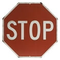 thumbnail image 1 of stop embossed metal sign, 1 of 4
