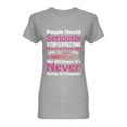 thumbnail image 1 of Stop Expecting Normal From Me Shaped T-Shirt Women -Image by Shutterstock, Female x-Large, 1 of 2
