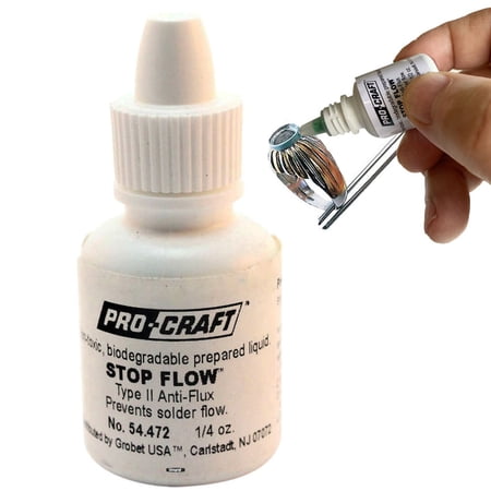 Stop Flow Anti Flux 1/4 Oz,Jewelry Prevent Flowing Soldering To Unwanted Areas