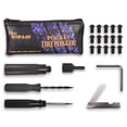 thumbnail image 1 of Stop & Go 1000 21 Piece Tubeless Tire Pocket Plugger Repair Kit for Punctures and Flats on Car, Motorcycle, ATV, Jeep, Truck, & Tractor (15 Mushroom Plugs), 1 of 10