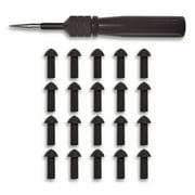 Stop & Go 1080 22 Piece Tubeless Mushroom Plug Tire Repair Kit for Punctures & Flats on Car, Truck, ATV, UTV, Trailer 20 Plugs