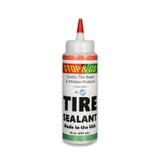 Stop & Go Tire Sealant Premium Flat Preventative Tire Sealant - Made in The USA 16 oz, Single - Prevents Flats & Repairs Punctures for Tube or Tubeless Tires on Bikes, ATVs, Cars, and More
