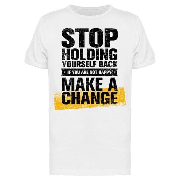 Stop Holding Tee Men's -Image by Shutterstock Men's T-shirt